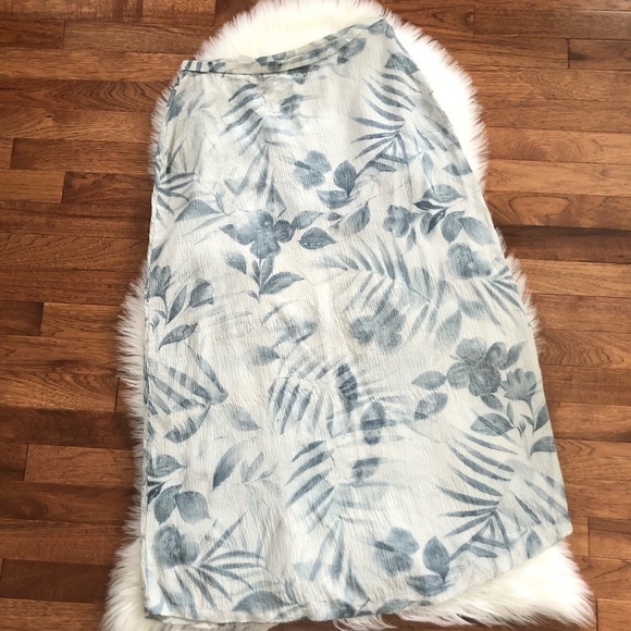 Jones New York Floral Silk Maxi Skirt - Picture 2 of 5